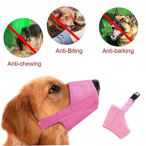 Muselière en nylon doux avec boucle réglable pour petit chien - 4