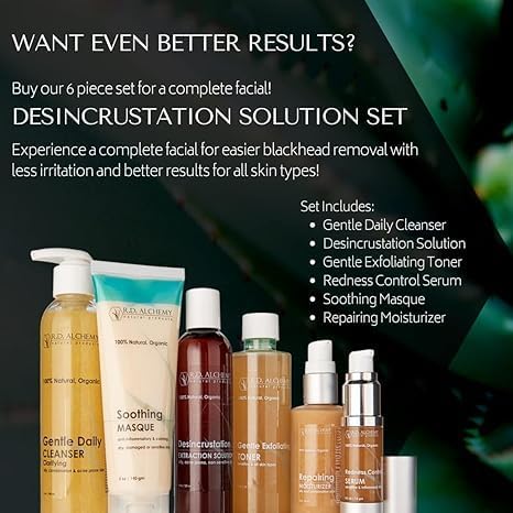 Miniatura 4 de RD Alchemy - Solución de desincrustación + 2 herramientas extractoras de puntos negros para abrir los poros, suavizar los puntos negros y facilitar