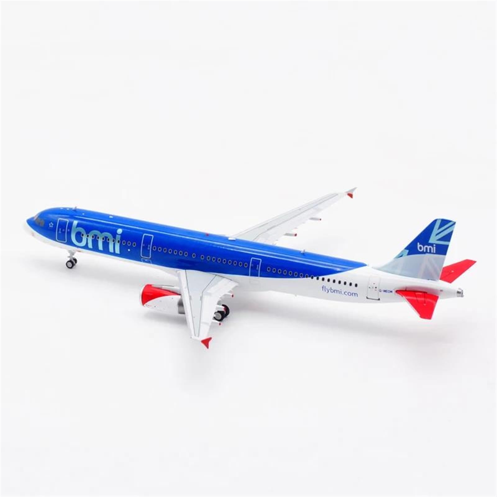 Modello in Piccola Scala Aerei Scala 1.200 per British Airways A321 G-MEDM Diecast da Collezione in Metallo Kit di Costruzione di Modelli in Miniatura per l'aviazione