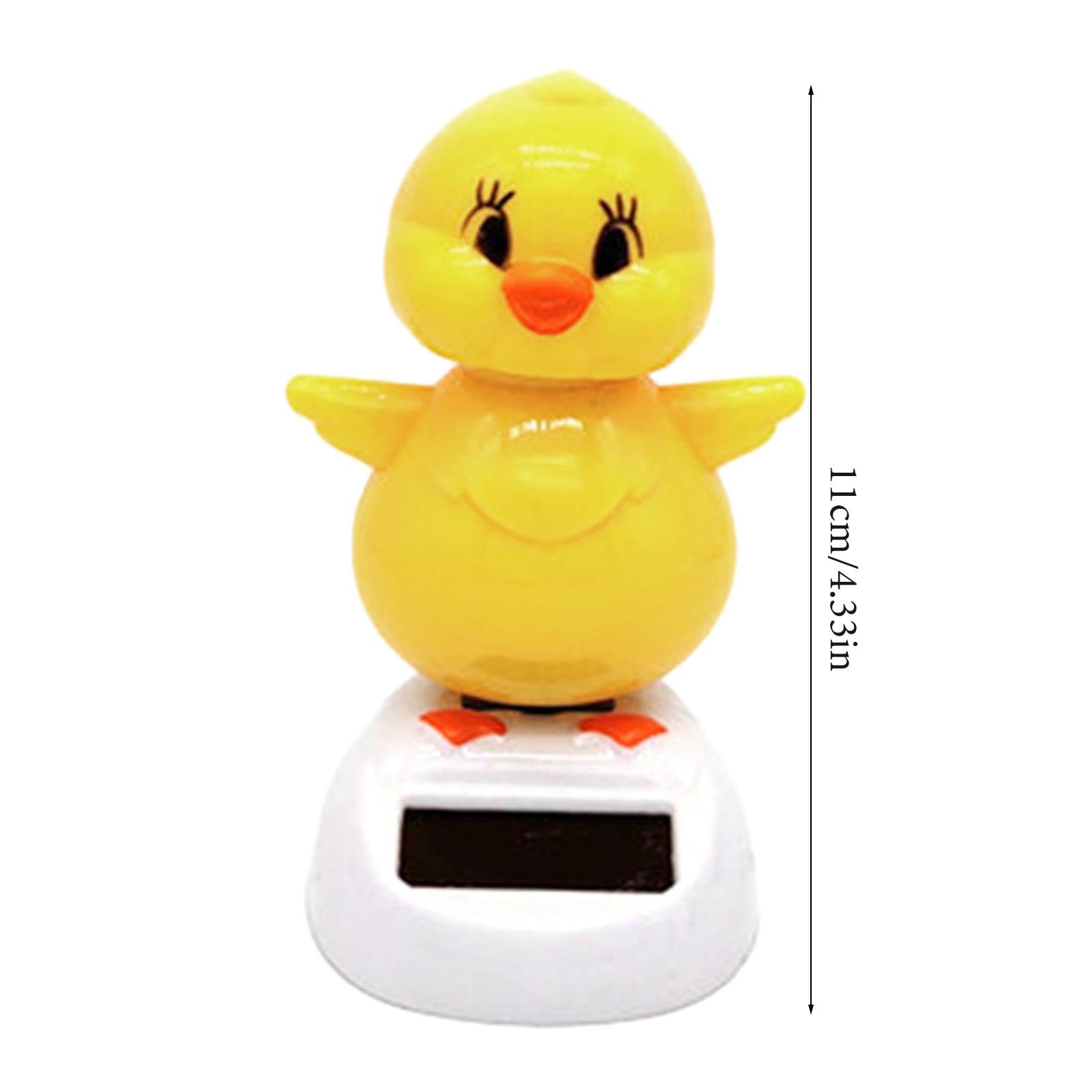 Toy de Baile de Chicas - Juguetes para Bailar Solar, Lindo Baile de Pollo con la Cabeza temblorosa | Pollo bailado con energía Solar, para el Tablero de Tablero, decoración del escri