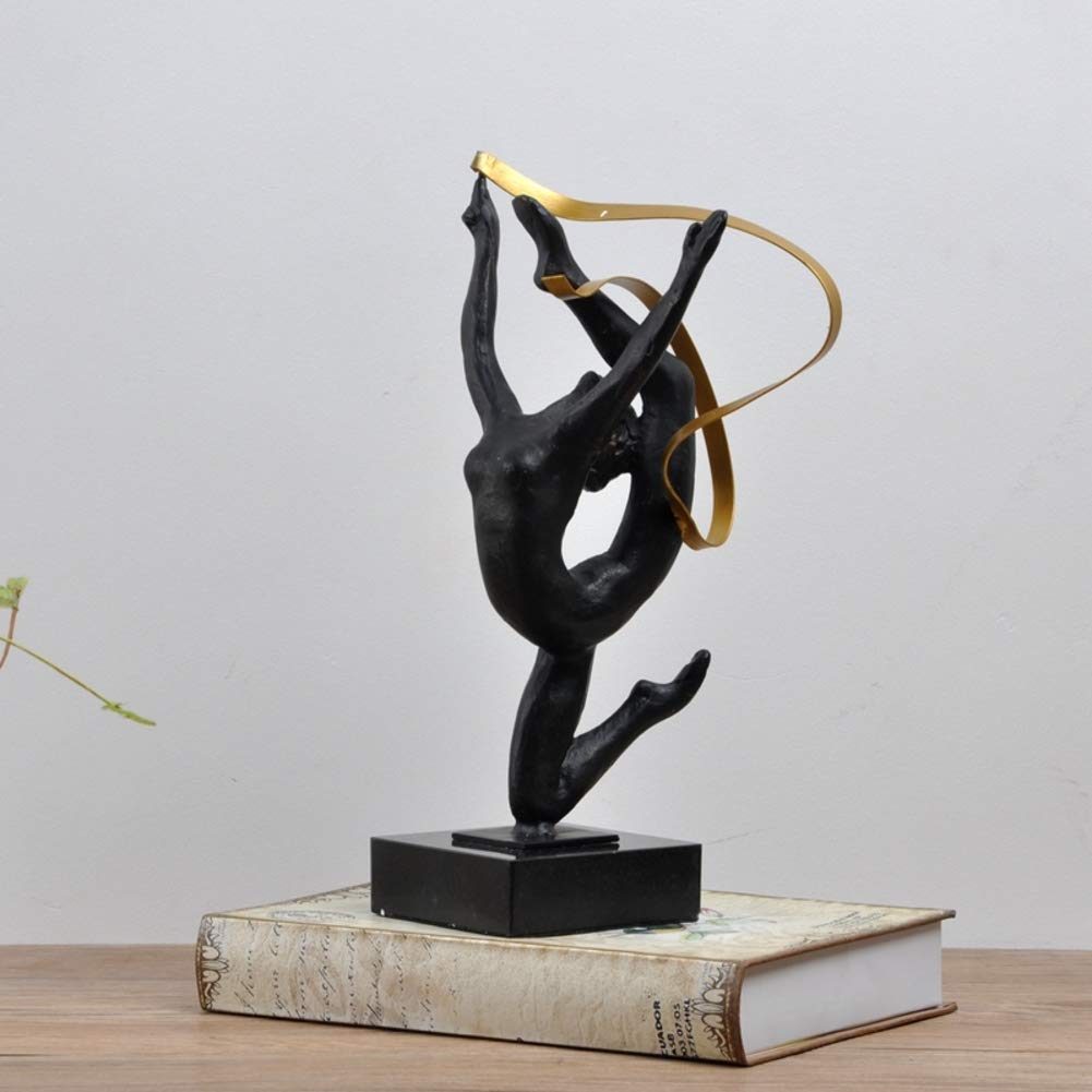 Art Iron Sculpture,abstract People Statues Modern Art Ornaments Arts Crafts Decorative Object For Home, Office, Table And Desktop Decor-i 17x20x38cm(7x8x15inch)