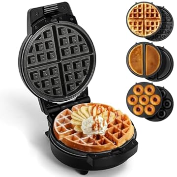 mini waffle maker with removable plates