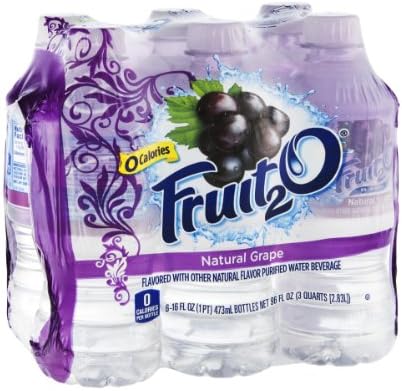 Purified Water Natural Grape, 96 oz, 6 ct