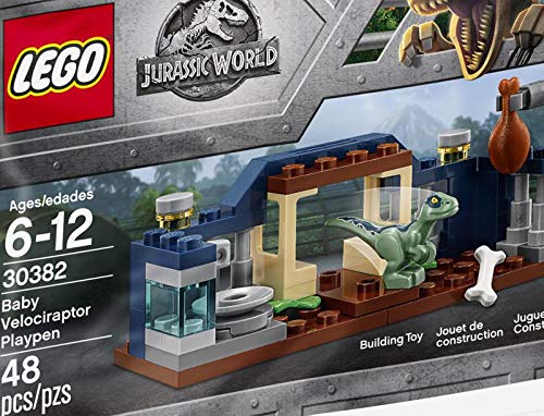 Jurassic World - Parco per bambini Velociraptor Polybag 30382 (borsa) - Lego - Immagine 1