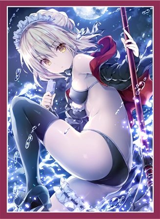 Amazon | スリーブ Fate FGO 水着アルトリア (メイドオルタ) | トレカ 通販