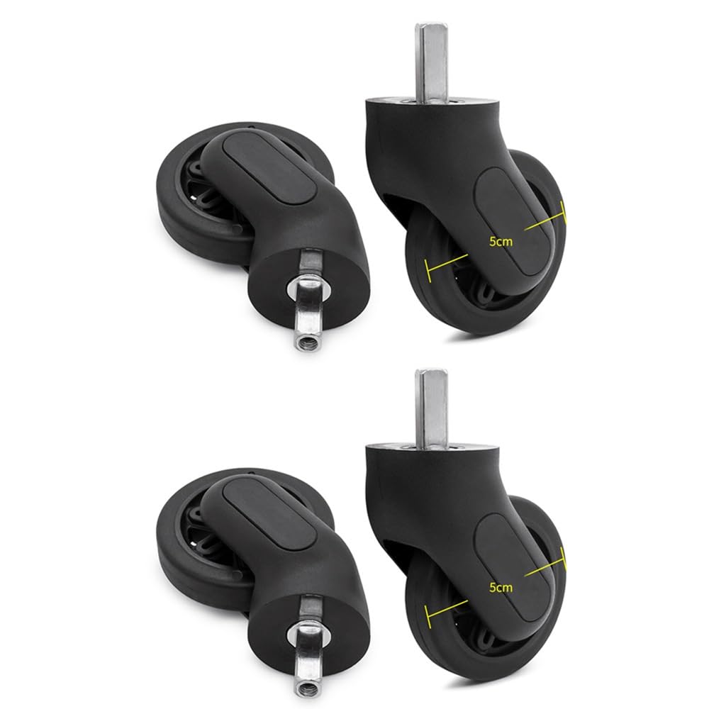 Geeignet for französische Koffer, Universal-Radzubehör, Passwort-Box-Rad, Ersatz-Riemenscheibe, Koffer, leises Rad(DS01 (2PCS))