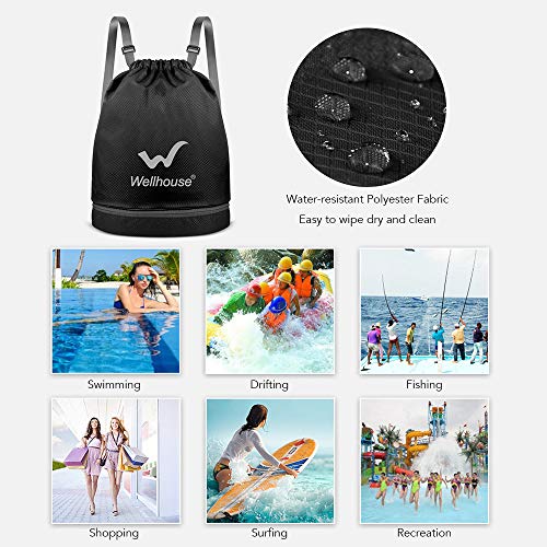 Ajcoflt Ultraleve À Prova D ;Água Saco Seco Saco de Ginásio de Esportes Ao Ar Livre Mochila com Comp