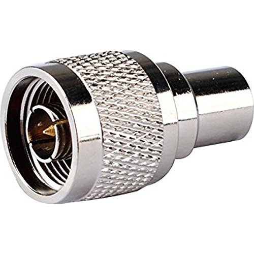 RF Adapter FME Plug Male Pin to N Plug Male Pin Straight (Pack of 2) Ships From USA