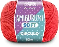 Linha Amigurumi Soft - Circulo - croche e trico (4004-Coral Vivo)