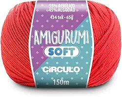 Linha Amigurumi Soft - Circulo - croche e trico (4004-Coral Vivo)