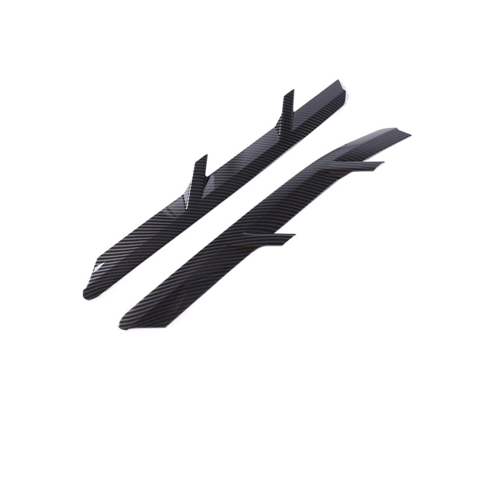 for Chevrolet for Corvette C7 2014-2019 ABS Carbon Fiber Fender Side Air Vent Cover Trim Shark Gills Side Vent Sticker Car Decoration Interior(Carbon Fiber)