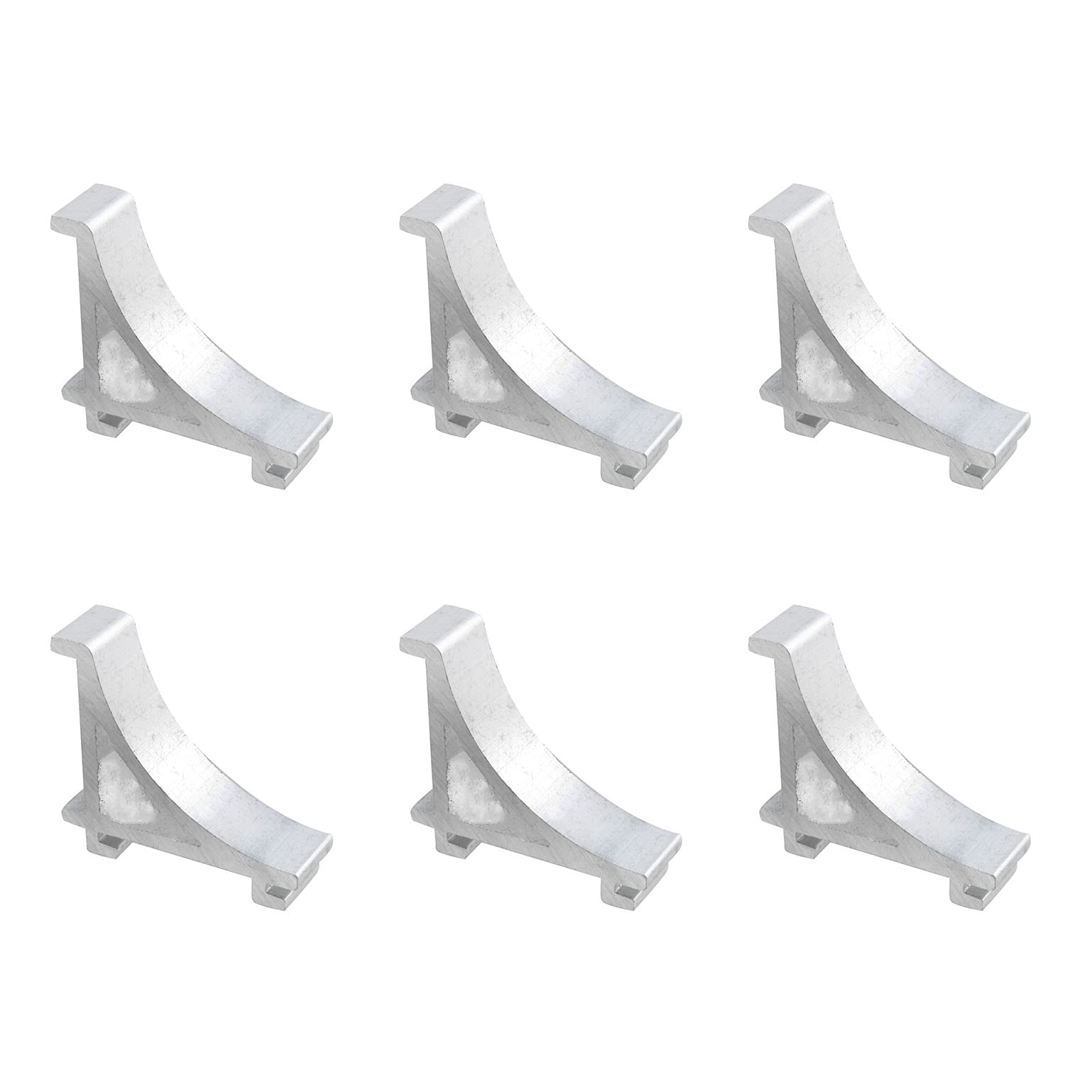 Refrigerator Shelf Clips - Stainless Steel Replacement -1 Refrigerator Shelf Clips - Stainless Steel Replacement -1