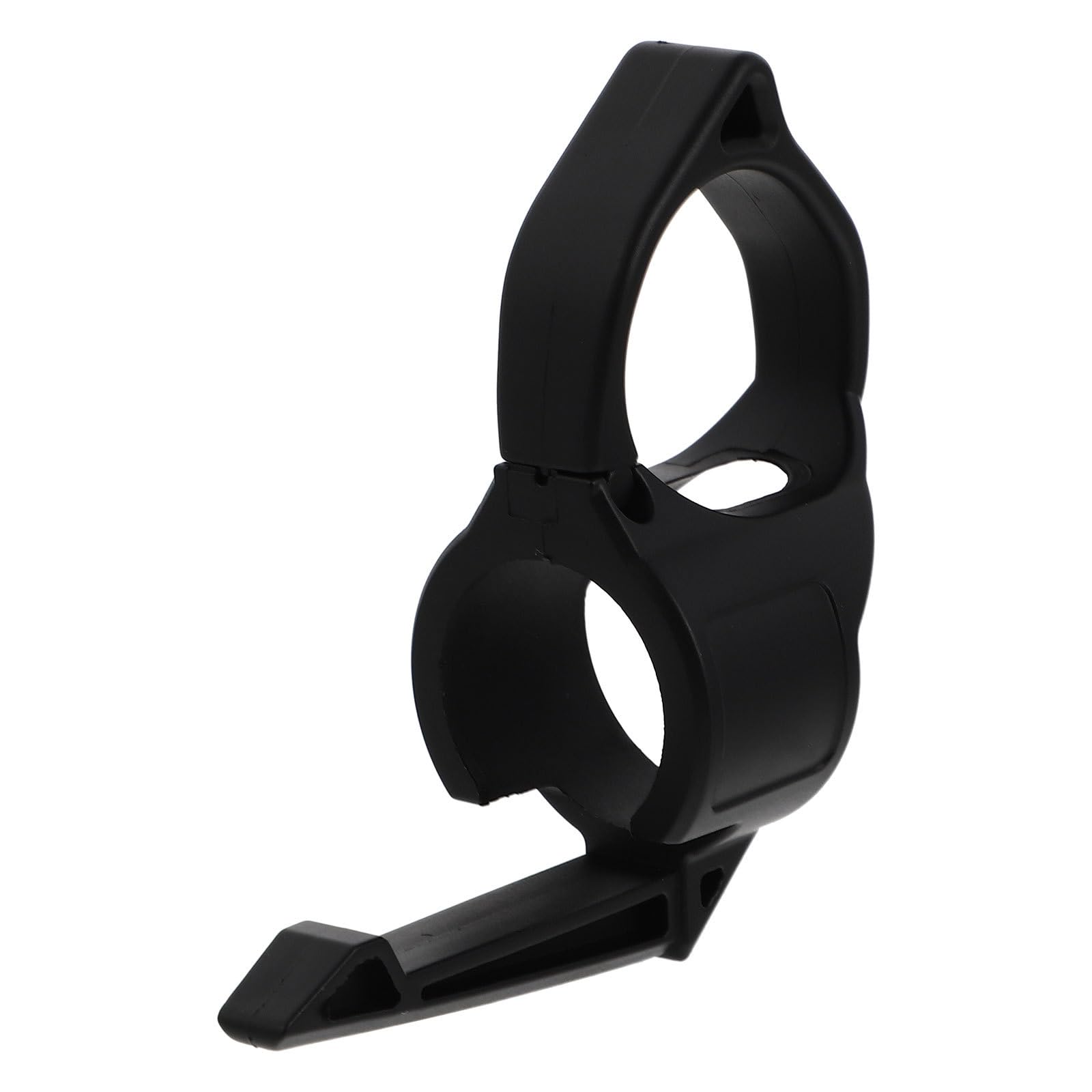 BESPORTBLE Flashlight Ring Adapter with Clip Portable Holder Compatible with Most Flashlights for Outdoor Sports and