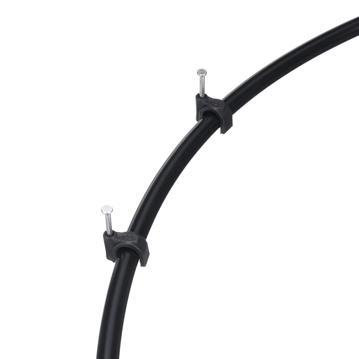 12M Sistema Di Nebulizzazione Per Esterni Fresco Per Patio Sistema Di Raffreddamento Ventilatore Per Nebbia Nebulizzatore Per Giardino - Nero