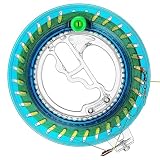 KbouZgxa Drachenschnur, Professionelle Drachenschnur Spule mit 18 cm Kristallrad, 300 Meter Nylon-Drachenschnurs und Verbindungsstück, Ideal für Outdoor-Freizeitsport und Drachensteuerung