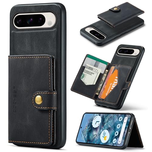 Marre d'oublier vos cartes ? Étui portefeuille pour Google Pixel 10 avec dos aimanté amovible