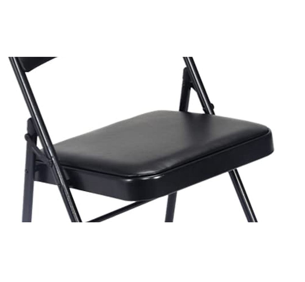 Amazon.com: Karl home 4 Pack Black Folding Chairs with Padded