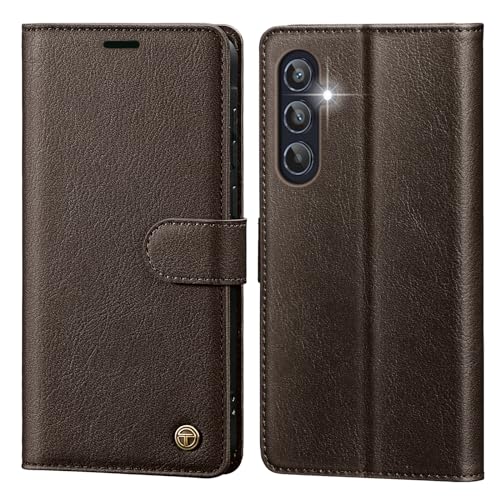 Étui portefeuille Samsung A55 5G en cuir pour le quotidien