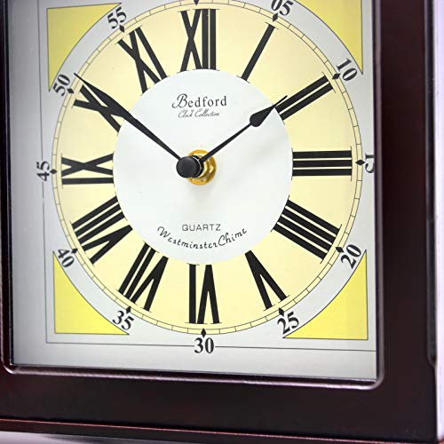 Reloj de Pared Bedford con Péndulo Color Marrón Nogal miniatura 2