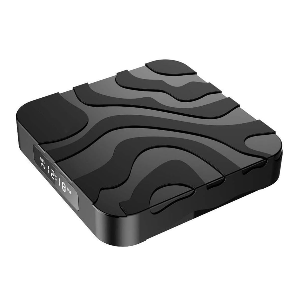 Namvo Android TV Box 12.0, 4 Go de RAM 32 Go de ROM Allwinner H618 Quad Core 5G + 2.4G Double WiFi HDR10/6K 3D/BT4.0/H.265/4K Sortie Smart TV Box