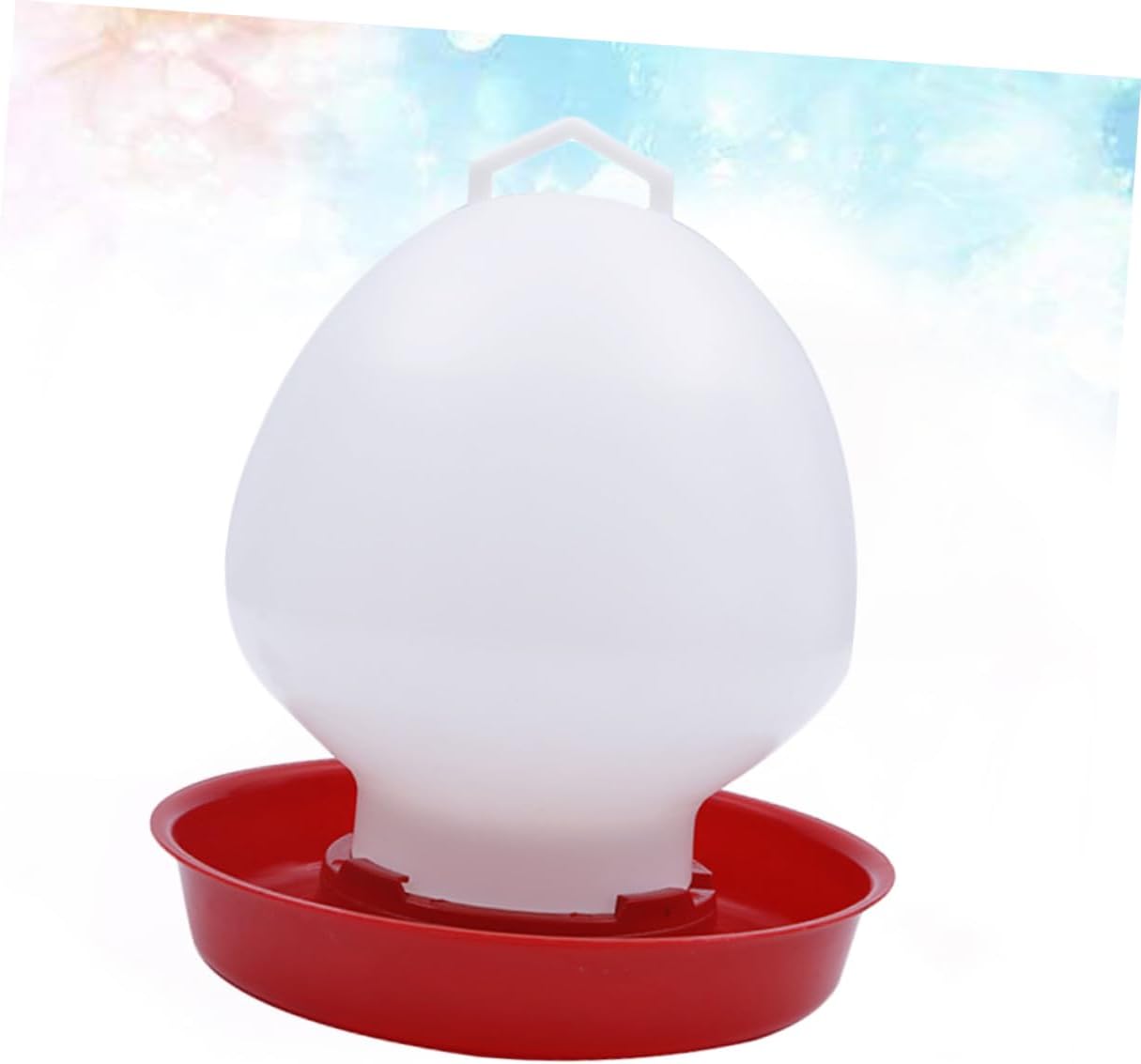 Poultry Water Feeding Dispenser Poultry Feeder- Thickened Chick Feeder and Waterer, Fountains, Water Feeding Dispenser for FarmCoop Chicken (1.5L) Quail Waterer System