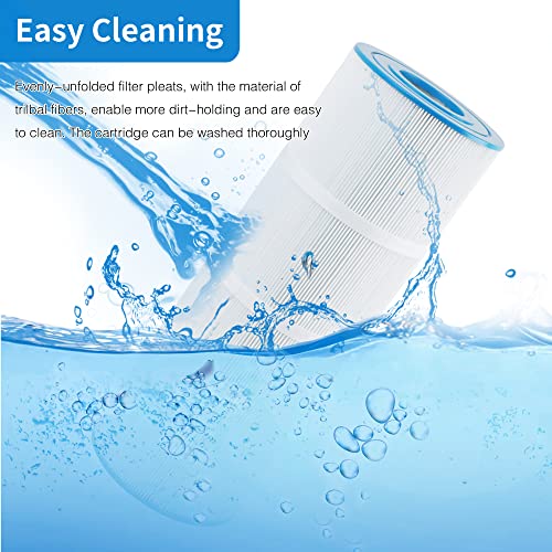 Amibron C-7483 Pool Filter Cartridge Replaces Hayward Swimclaer C3030, C3025, C3020, C580E, Compatible With Hayward Cx580Xre, Pleatco Pa81-Pak4, Filbur Fc-1225 Fc-6425, 4 Pack #TOP4