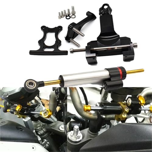 Kit de montage pour support direction YAMAHA MT07 FZ07 2014-2020 amortisseur moto silver