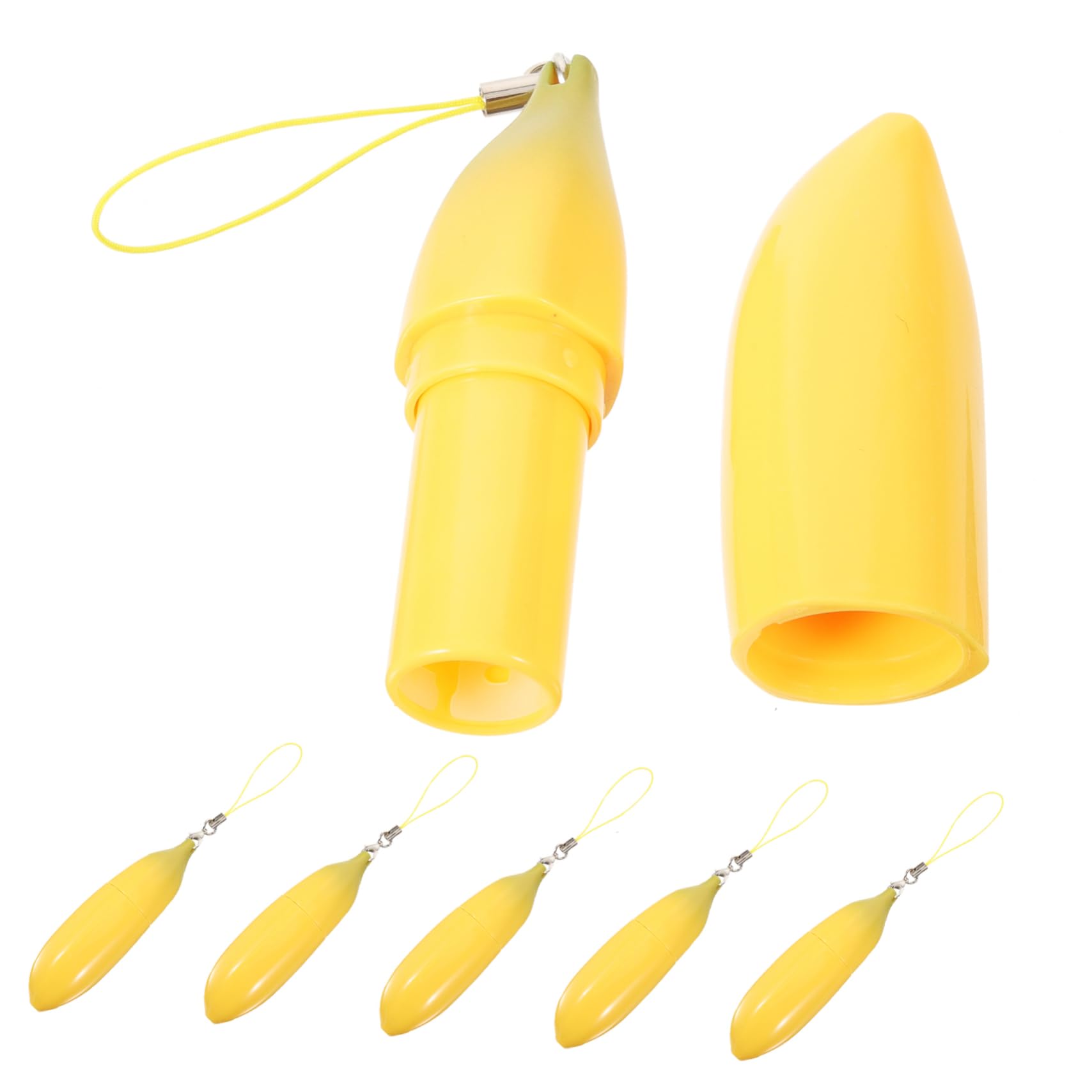 Botellas Vacías De Brillo Labial Forma De Contenedores De Bálsamo Labial Para Y Rellenables 6 Piezas X 5