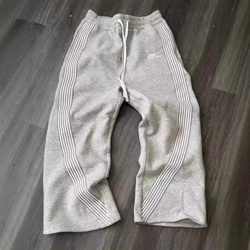 Men's Street Sport Pants Men's Hip-hop Striped Casual Loose Wide-Leg Running Pants Women's Y2k Long Pants2