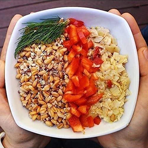 Kitchen & Love Cooked Farro, Artichoke Lemon & Roasted Garlic, Ready to Eat, Quick Cups, Shelf Stable, Non Gmo, Dairy Free, Plant Based, Kosher, Vegan, Vegetarian, 7.9 Oz (6-Pack)