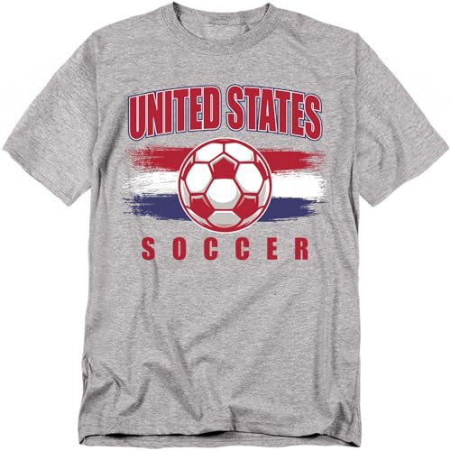 Popfunk United States of America World Unisex T-Shirt, Athletic Heather, M