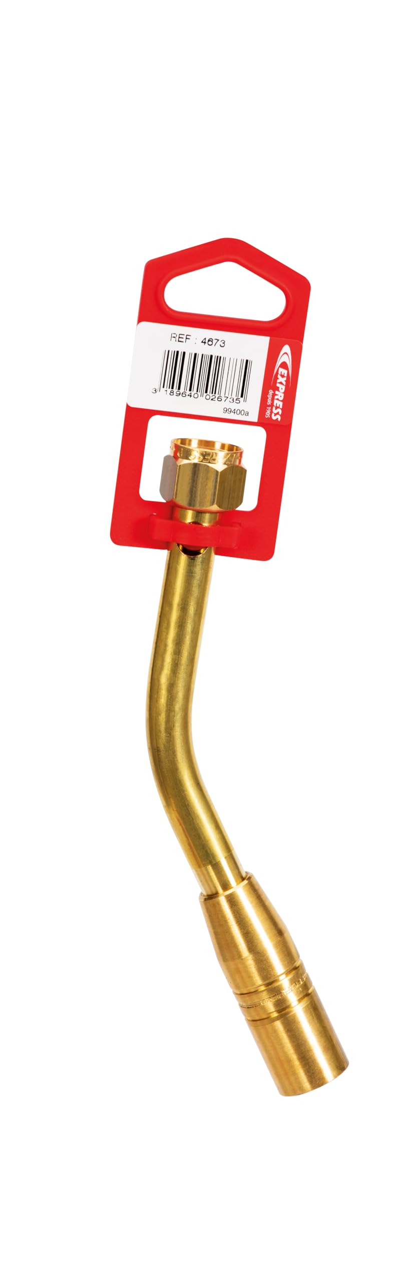 Lancia TURBO per la Saldatura di Tubi di Rame Ø 28 mm - Portata 479 g/h - 6,61 kW a 4 bar - Accessori per Torcia Saldatrice Professionali, Cannello a Gas, Fiamma Ossidrica - EXPRESS
