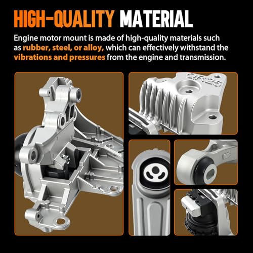 AUTOKAY Motor Mount Kit Set for Nissan Rogue 2.5L 14-17 Engine - Auto Transmission 9857 9858 9903 9902 4pc by AUTOKAY - Used condition - Image 3