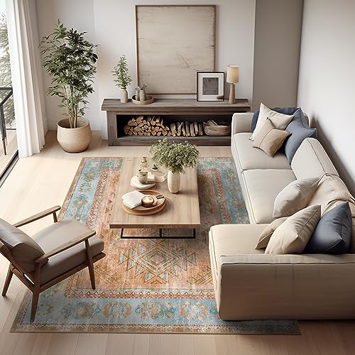 Ashler Boho Rug, 8x10 Area Rugs, Vintage Rugs, Large Area