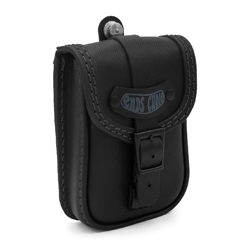 ends cuoio Leather Motorcycle Bag Compatible with Harley Davidson Nightster RH975 2022-2025 - Handmade Tuscan Leather Tank Bag with Velcro Closure and Belt Loop