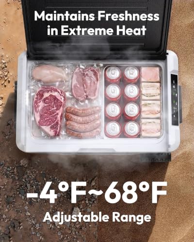 EUHOMY 53QT Portable Freezer for Car