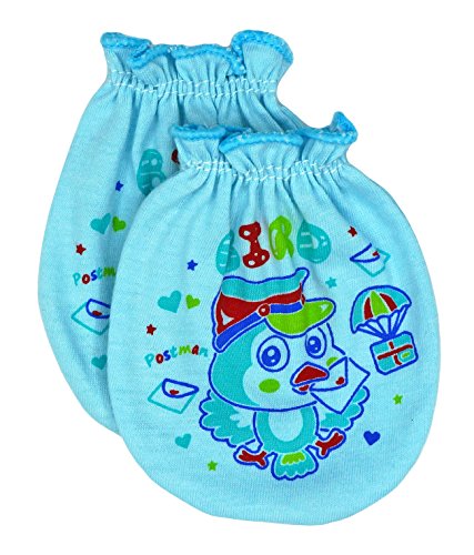 Liwely 6 Pairs Unisex-Baby No Scratch Mix Colors Assorted Mittens, 100% Cotton, Assorted Animals #TOP7