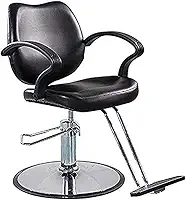 Funnylife Cadeira de salão de cabeleireiro estilo pesado bomba hidráulica cadeira de barbeiro beleza shampoo cadeira de barbearia para cabeleireiro mulheres homens