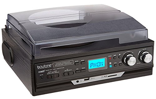 image for Boytone BT-17DJB 3-speed Stereo Turntable, 2 Built in Speakers Digital