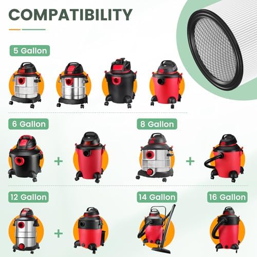 Shop Vacuum Replacement Filter Kit for Optimal Performance - Image 4