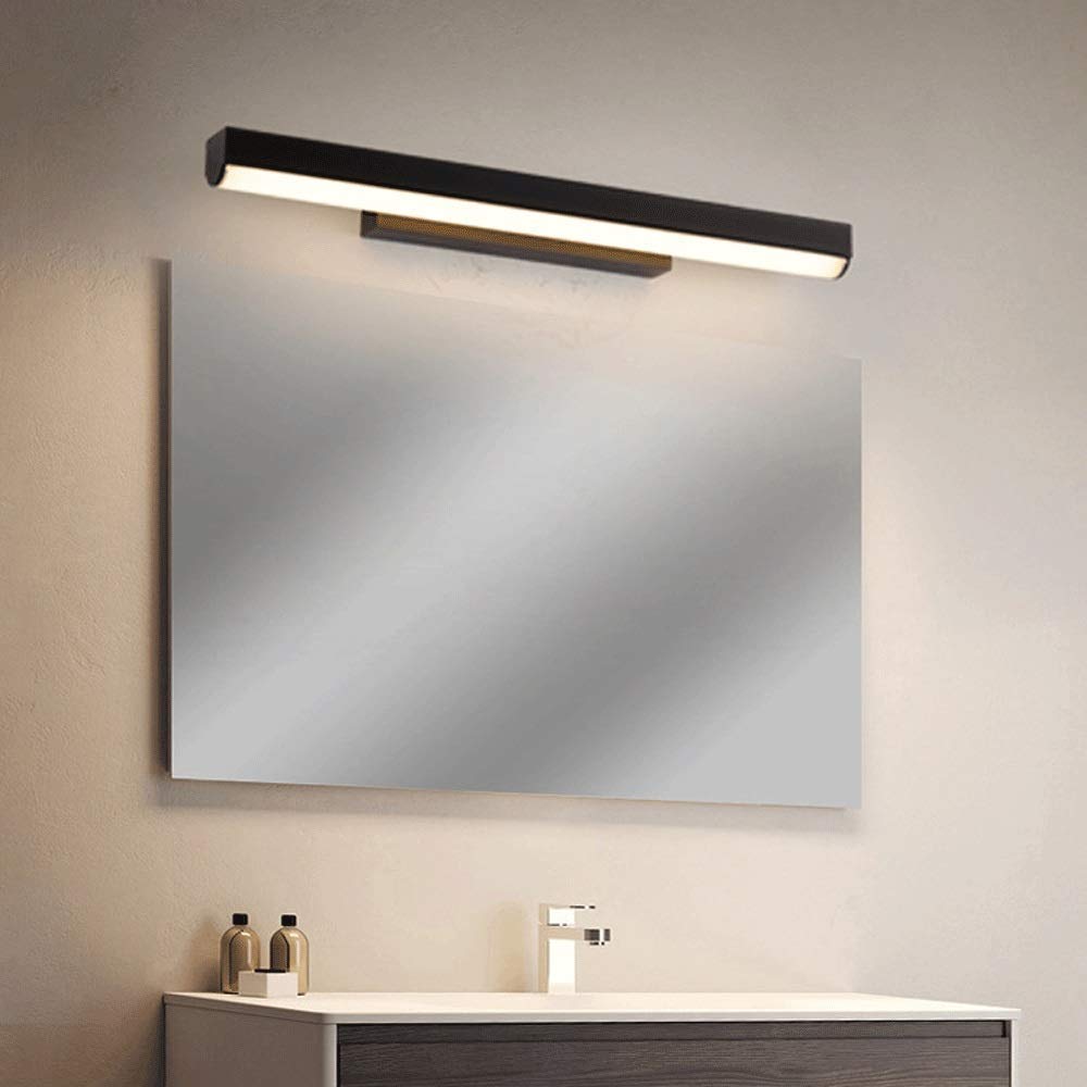 LED-Badezimmerspiegelleuchte, kein flackerndes Licht, nordischer Stil, Aluminium-Spiegel-Frontlampe für Bad, Spiegelschrank, Licht, Wandlaterne, wasserdicht