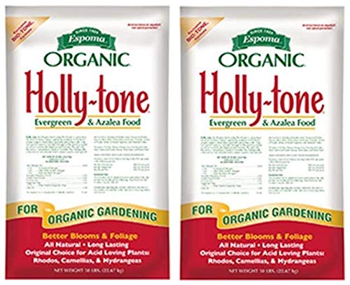 Espoma HT50 Organic 4-3-4 Holly Tone Fertilizer, 50 lb (Тwo Рack)