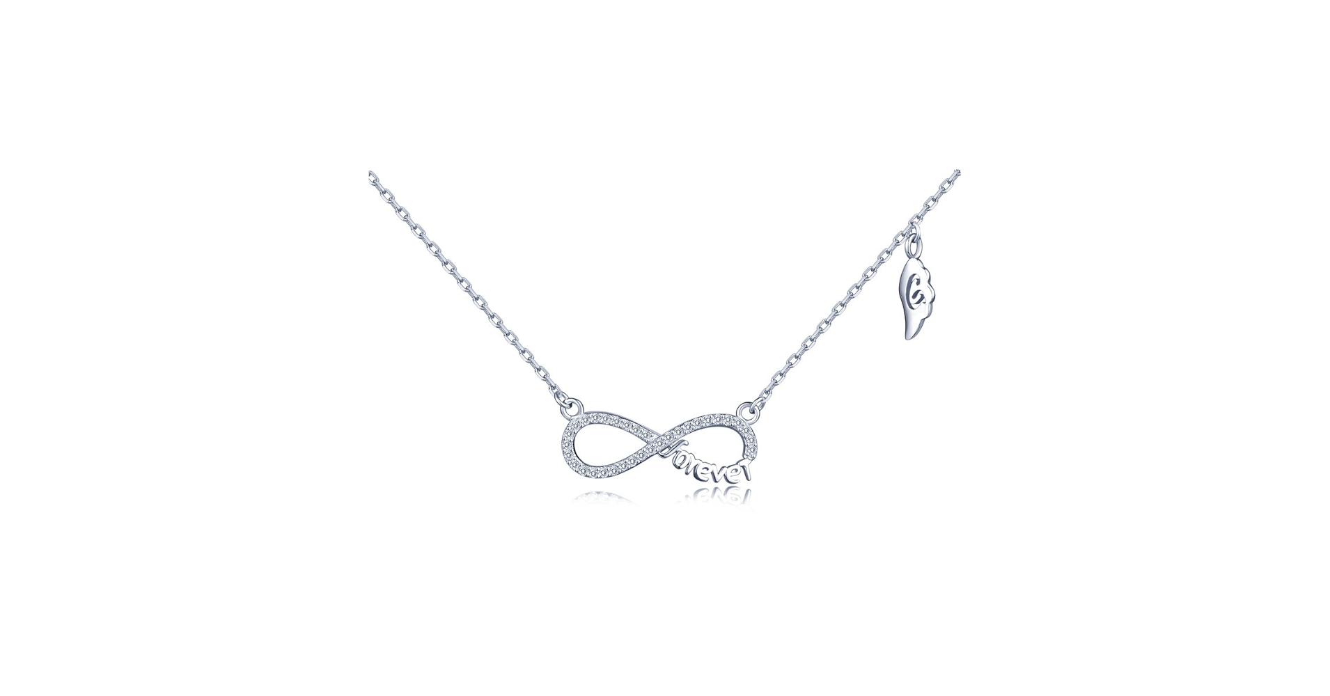 Amazon | Infinite U ネックレス ペンダント シルバー925製