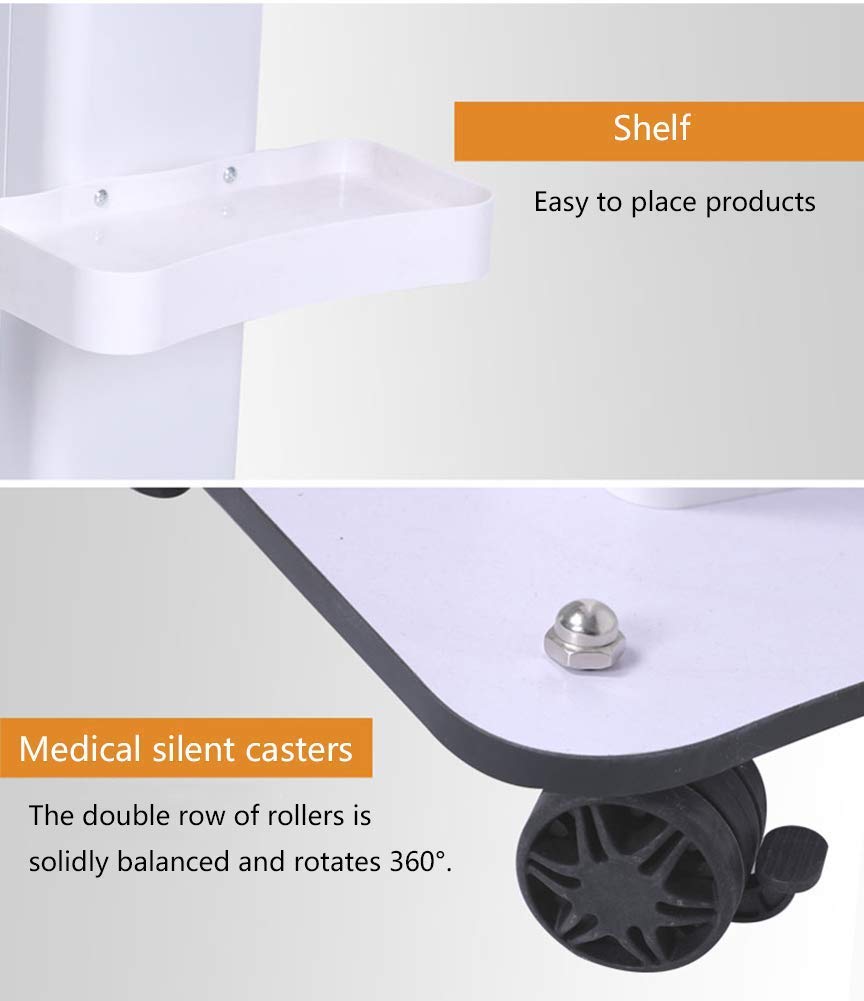Carro de Servicio móvil para el hogar, Carro de Madera Maciza para salón de Belleza, Bandeja de Servicio, Carrito pequeño con Ruedas para tratamientos de SPA.