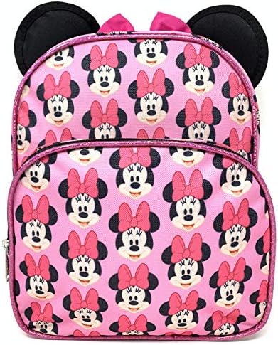 Disney 3D Minnie Mouse 10" Allover Mini Backpack-15284