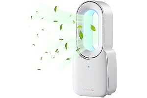 let'me Desk Fan, Portable Bladeless Fan: Cool Down Anywhere