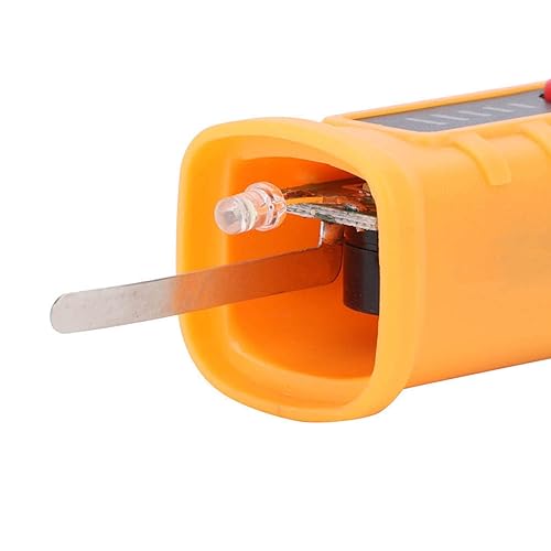 Miniatura 8 de Oumefar Lápiz de prueba, medidor eléctrico, detector de voltaje, probador de sensibilidad de alta precisión, electroscopio inteligente de alta