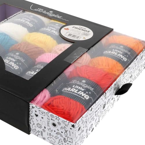Scheepjes Little Darling Pack de Hilos para Amigurumi Granja 7