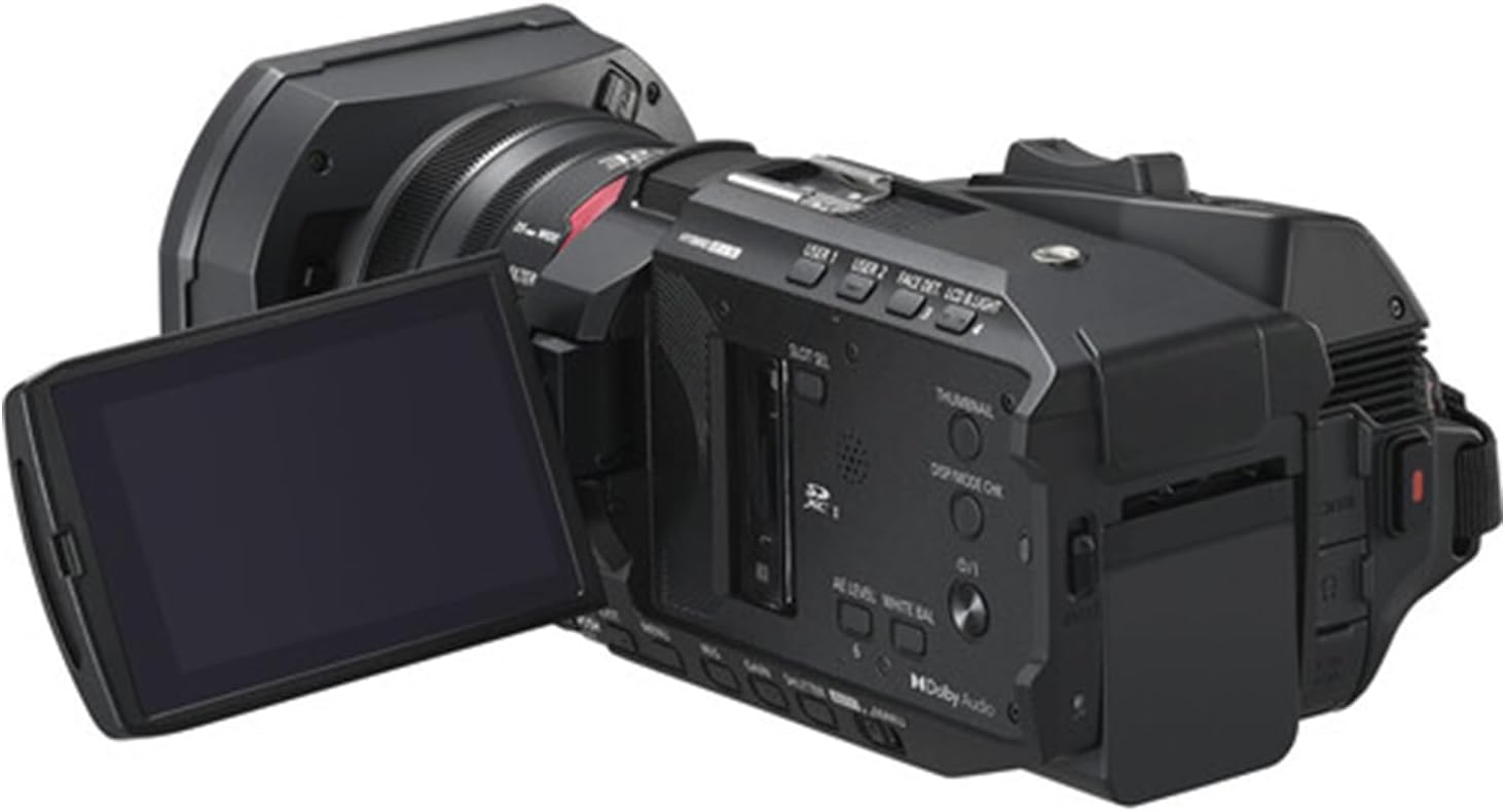 Panasonic HC-X1200 Camcorder with LCD screen open