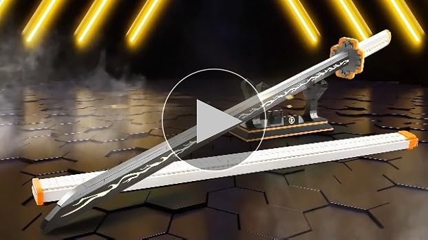 Amazon.com: SATHIBI Zenitsu Demon Swords Building Set,39in
